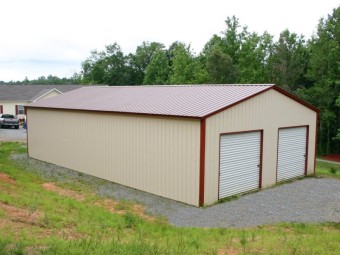 Pre-Fab Metal Building | Vertical Roof | 30W x 51L x 12H | Steel Buildings